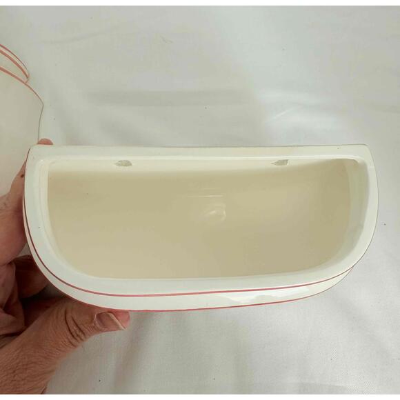 Creative Imports Vintage Pink Floral Wall Fountain Pocket Ceramic - Picture 10 of 15